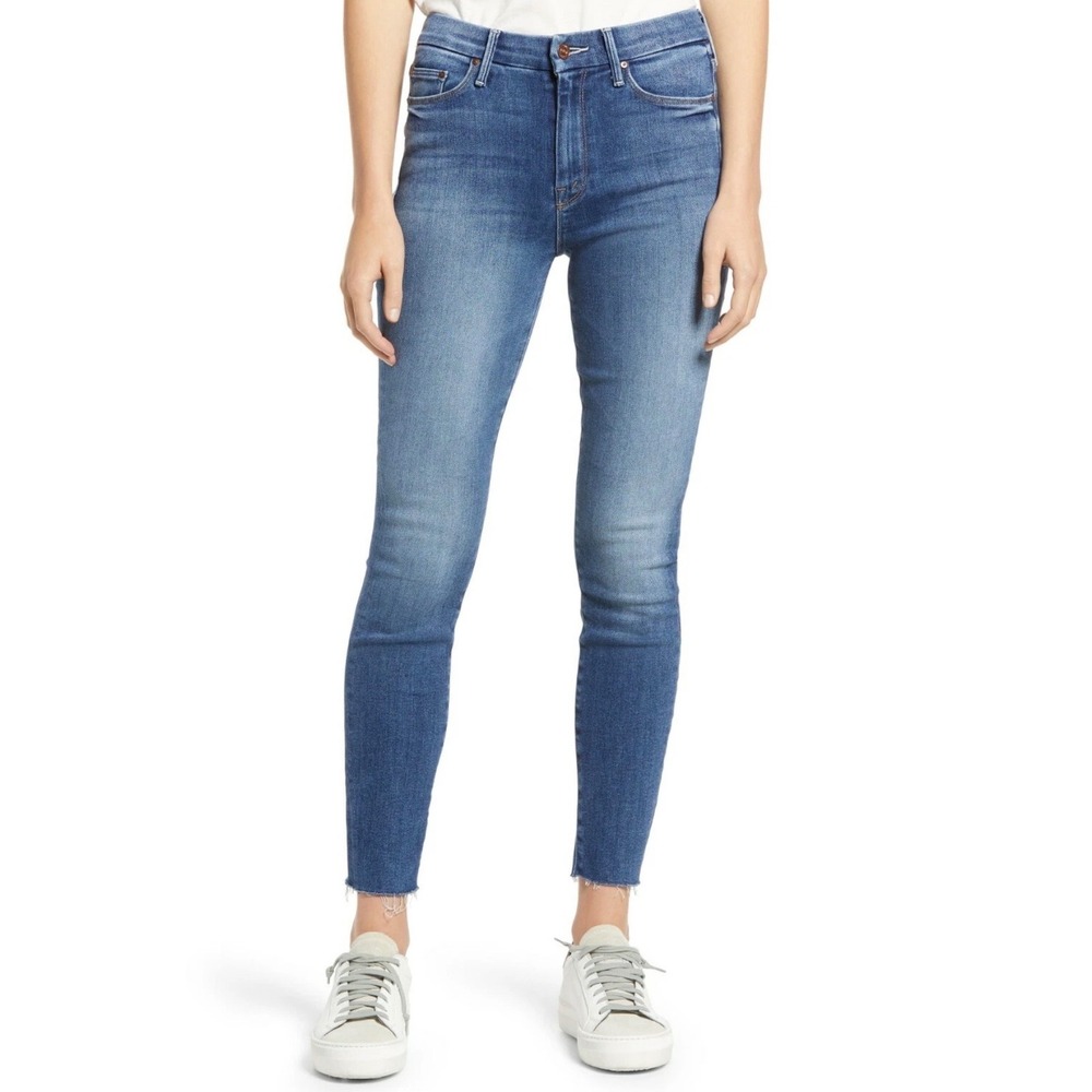 Mother Denim The Looker Ankle‎ Fray in Satisfaction Guaranteed Size 24